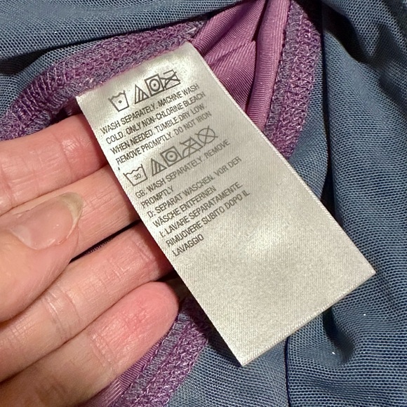 Women with Control Purple Velvet Leggings - XS - Picture 9 of 13